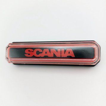 Габарит Led с надписью Scania Красный 24V неоновый 0127 фото