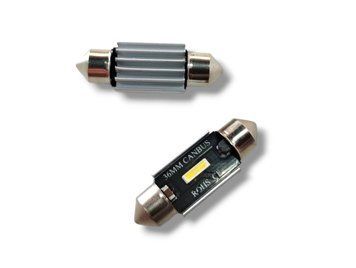 Led лампа салону 36мм 3SMD C5W SV8.5 Біла 12-24V CANBUS з радіатором 960626 фото