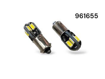 Led-лампа габаритна T4W BA9s 12 V 8 SMD Білого світла 961655 фото