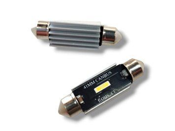 Led лампа салону 41мм 3SMD C5W SV8.5 Біла 12-24V CANBUS з радіатором 960625 фото