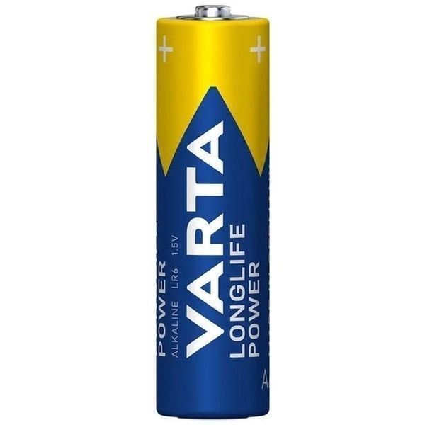 Батарейка щелочная VARTA LONGLIFE POWER Alkaline LR6/AA блистер 4 штуки 4906 фото