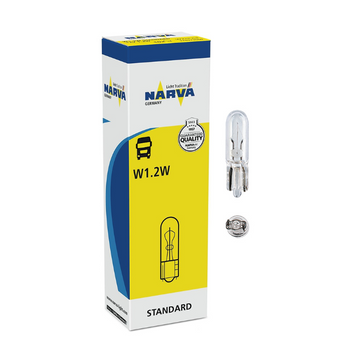 Лампа T5 12V 1.2W W2x4.6d 17037 Narva 17037 фото