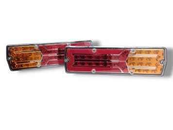 Фонари задние КАМАЗ светодиодный Левый+Правый Led задний фонарь Камаз 2 шт 02079 фото