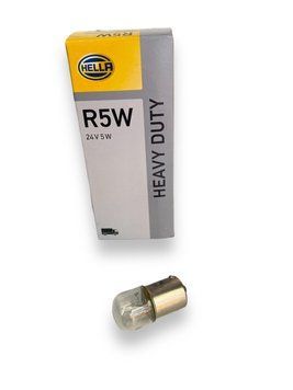 Лампа R5W 24V Heavy Duty BA15s 5W HELLA 8GA002071-241 фото