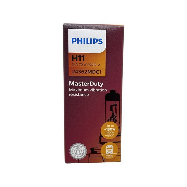Лампа Philips H11 24V 70W MasterDuty +130% шт 24362MD фото
