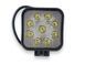 Led фара дополнительного света заднего хода квадратная 27W 12-24V 9 диодов мини 3070 фото 1