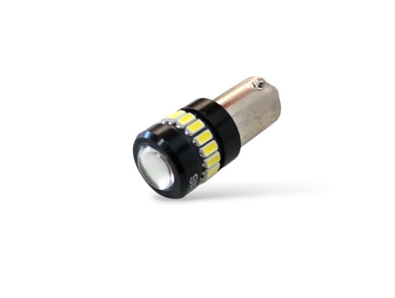 Led-лампа H21W 12-24 V 21 W BAY9S 21SMD Canbus Біла лінза зміщений цоколь (аналог H21W) 21221 фото