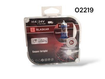 Комплект ламп H4 24V 75/70W P43t +150% Blaskar (2 шт.) 02219 фото