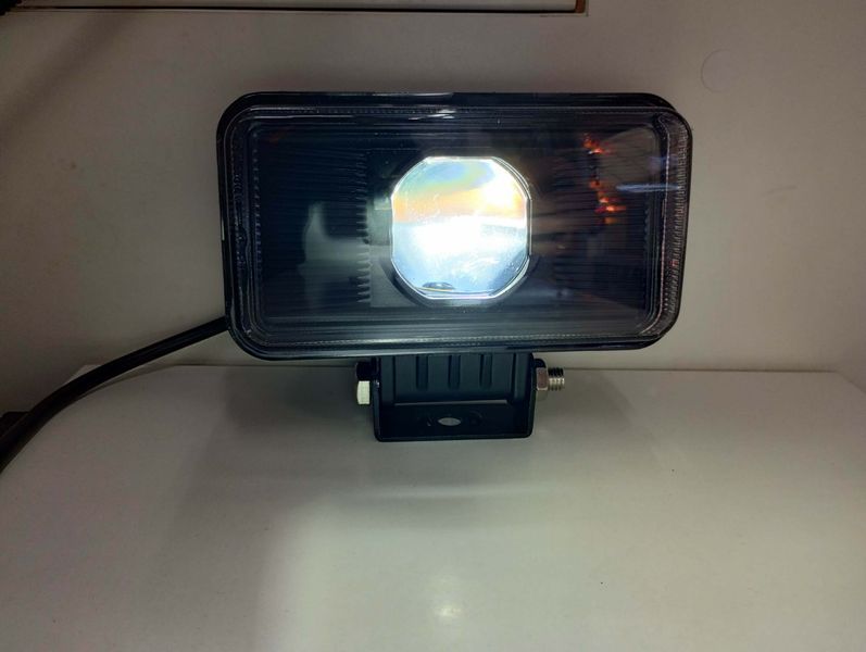 Дополнительные фары Bi Led ближний дальний свет 12-24V Bi Led линза 53W  Лидер 4801 фото