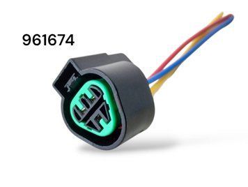 Роз'єм із дротом на 3 PIN датчика колінвала Hyundai, Kia, Mitsubishi KUM NMWP03F-B PB625-03027 961674 фото