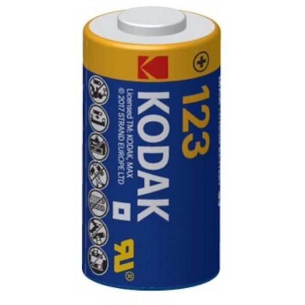 Батарейка литиевая Kodak Max Lithium 16340 BL (CR-123A) 99992 фото