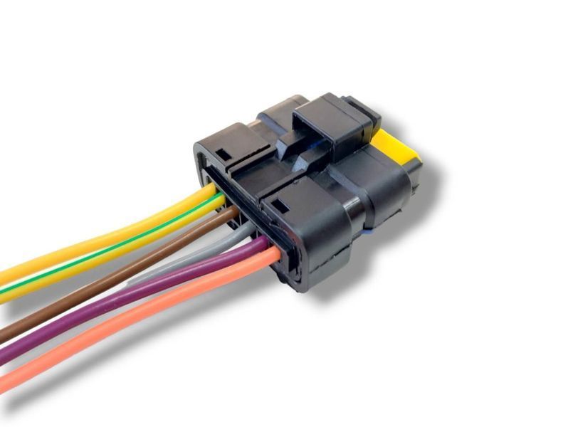 Роз'єм на 6 pin ДМРВ 405 двигуна ГАЗ 211PC062S1049 960649 фото