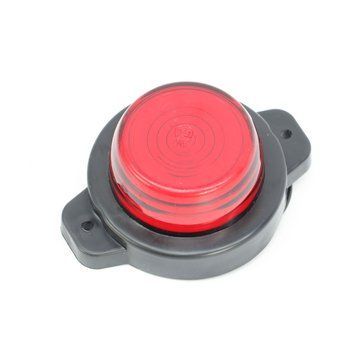 Фонарь габаритный Красный неоновый Led 12-24V круглый 70034 фото