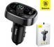 FM модулятор/трансмітер Baseus T-Typed MP3 Car Charger S-09A Black S-09A фото 1