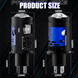 Автомобільні LED-лампи H4 Mini лінза 12-24 V 65 W 13000 Lm Бі-лід зі шторкою (2 шт.) 961766 фото 4
