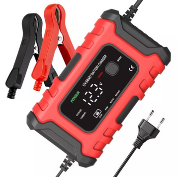 Зарядний імпульсний пристрій FOXSUR FBC1206D 12V 6Ah для акумуляторів різних типів, розумний, автоматичний 961294 фото