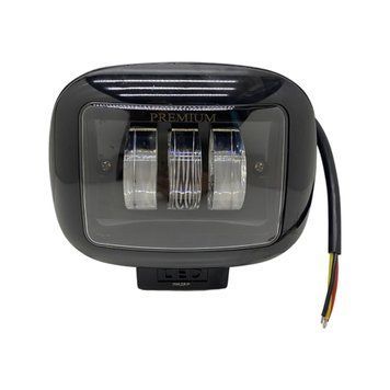 Led фара дополнительного света 3 Линзы 45W+ДХО 12-24V светодиодная фара 3986 фото