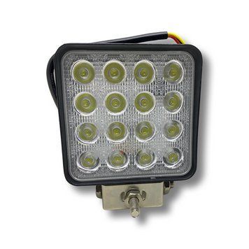 Светодиодная фара дополнительного света Led фара рабочая 48Вт толщина 60мм с функцией стробоскопа 2964 фото