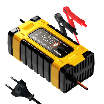 Зарядное устройство Foxsur 12V 10A / 24V 5A, 6-180Ah импульсное смарт 961532 фото