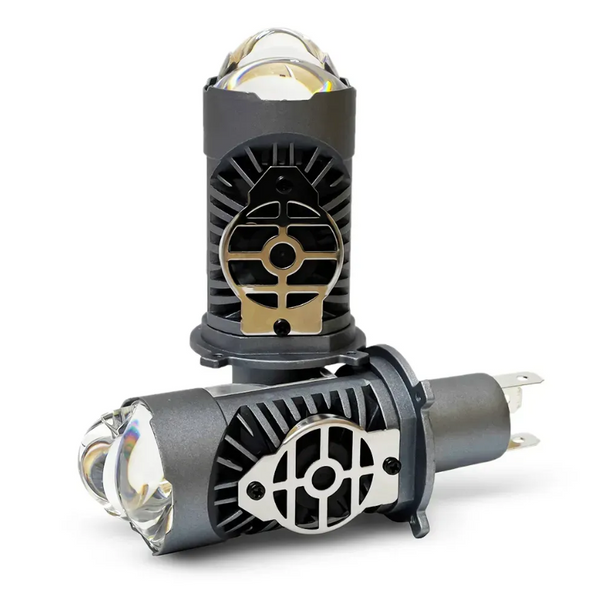 Автомобильные LED лампы H4 Mini линза 12-24V 60W 13000Lm Би-лед (2 шт) 961768 фото