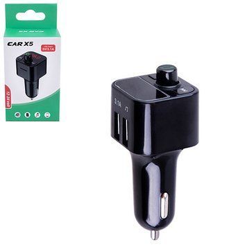 FM модулятор/трансмитер CAR X5 USB output 5V/3.1A 12-24V X5 фото