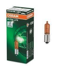 Лампа HY21W BAY9s 12V Osram Ultra Life Жёлтая 6437ULT фото