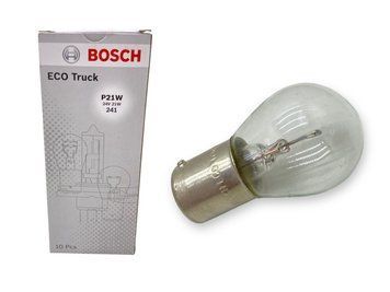 Лампа накала Bosch P21W 24V BA15s 21W 241 фото