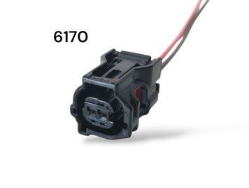 Роз'єм із дротом на 2 PIN паливних форсунок датчика ABS Toyota Subaru Honda 90980-12416 6170 фото