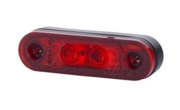 Фонарик габаритный передний Led 12-24V на прицеп Schmitz Красный Horpol LD958 99758 фото
