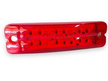 Габаритный светодиодный фонарь красный 12-24V 18 Led 00228 фото