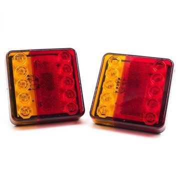 Универсальные Яркие Led Задние фонари на прицеп 12х24V SQ-0018 фото