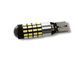 Світлодіодна лампа W5W 12-24V (T10) Canbus Біла Led 54SMD лінза 01803 фото 2