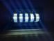 Led фара дополнительного света 5 Линз 50W+ДХО 12-24V светодиодная лед фара 01594 фото 5