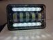 Led фара дополнительного света 5 Линз 50W+ДХО 12-24V светодиодная лед фара 01594 фото 6