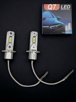 Светодиодные Led лампы H3 60W 12-24V 15000Lm (2 шт) Q7-H3 02032 фото