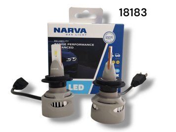Led лампы H7 Narva Range Performance 6500K 12-24V комплект 18183 фото