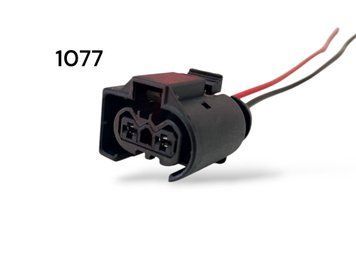 Роз'єм із дротом на 2 PIN паливних форсунок Ford, BMW, Mercedes A1685453628 1077 фото