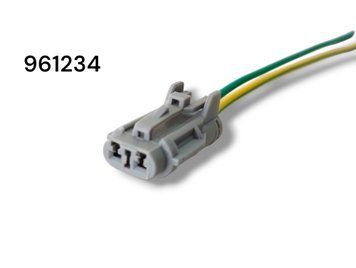 Роз'єм з проводом 2 pin повторювача повороту Hyundai, Daewoo MG610320 961234 фото