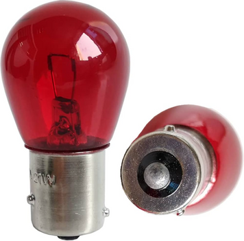 Лампа PR21W 12 V 21 W BAW15D RED (Аналог Philips 12088PRRED) зміщений цоколь 22483 фото