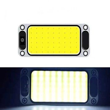Led светильник подсветки салона 12-24V с кнопкой включения 0210 фото