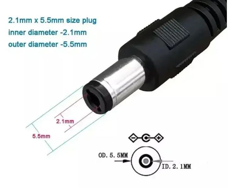 USB кабель перехідник для живлення роутера 5V-12V C&Q-100 фото