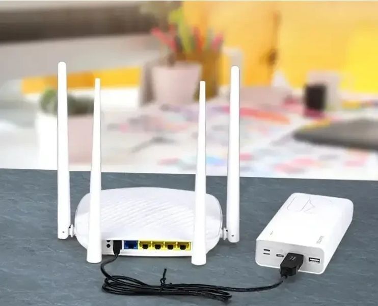 USB кабель перехідник для живлення роутера 5V-12V C&Q-100 фото