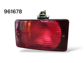 Задня додаткова протитуманна фара (червона) під лампу Ba15s 12-24V 241.3.04.16 961678 фото