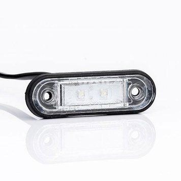 Фонарик габаритный Led 24V на прицеп Schmitz врезной Желтый Fristom 30028 фото