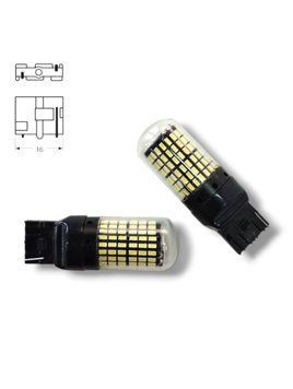 Led-лампа в місце W21W T20 144SMD Canbus (Обманка) 12-24 V Біла 1 контактна Лід лампа 961267 фото