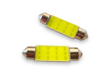 Led лампа C5W салона 41мм 5050 COB Белая 24V 00916 фото