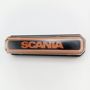 Габарит Led с надписью Scania Желтый 24V неоновый 0126 фото