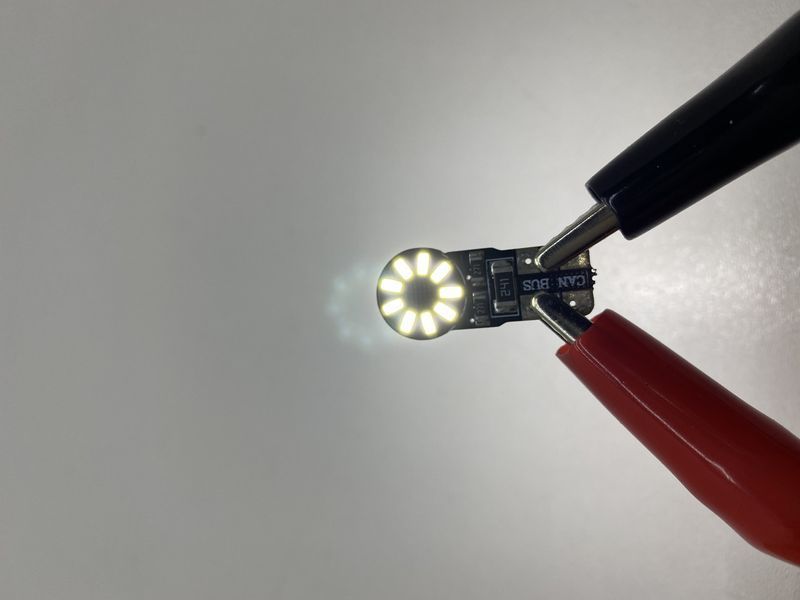 Світлодіодна плоска лампа 12 V T10 (W5W) Led лампи габаритів 10718 фото