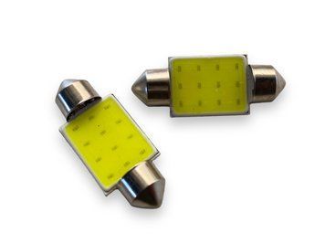 Led лампа C5W салона 36мм 5050 COB Белая 24V 00917 фото