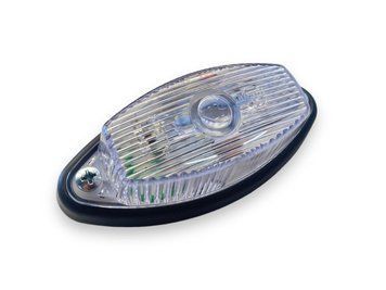 Габарит LED Белый "Лодочка" 12-24V 99659 фото